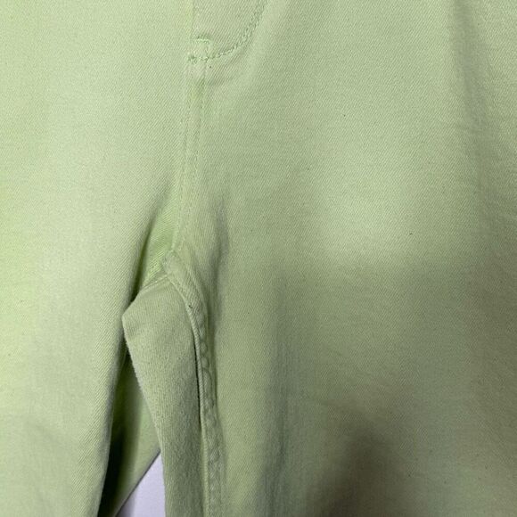 Pilcro and the Letterpress / Anthropologie Chartreuse Cropped Denim Pants - Wome - Picture 7 of 11